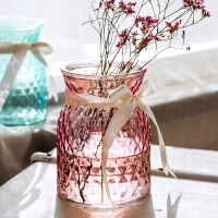 麻绳玻璃花瓶