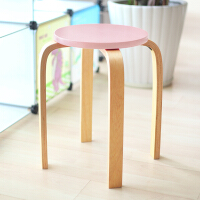 实木彩色小椅子