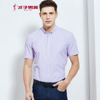 涤纶紫色衬衫